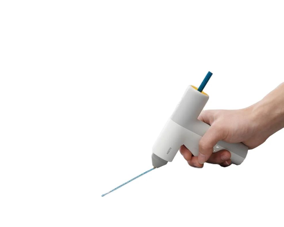 HOTO Mini Melt Glue Gun with 10PCS Hot Sticks Heating Fast for DIY School Home Quick Repairs Creative Arts &