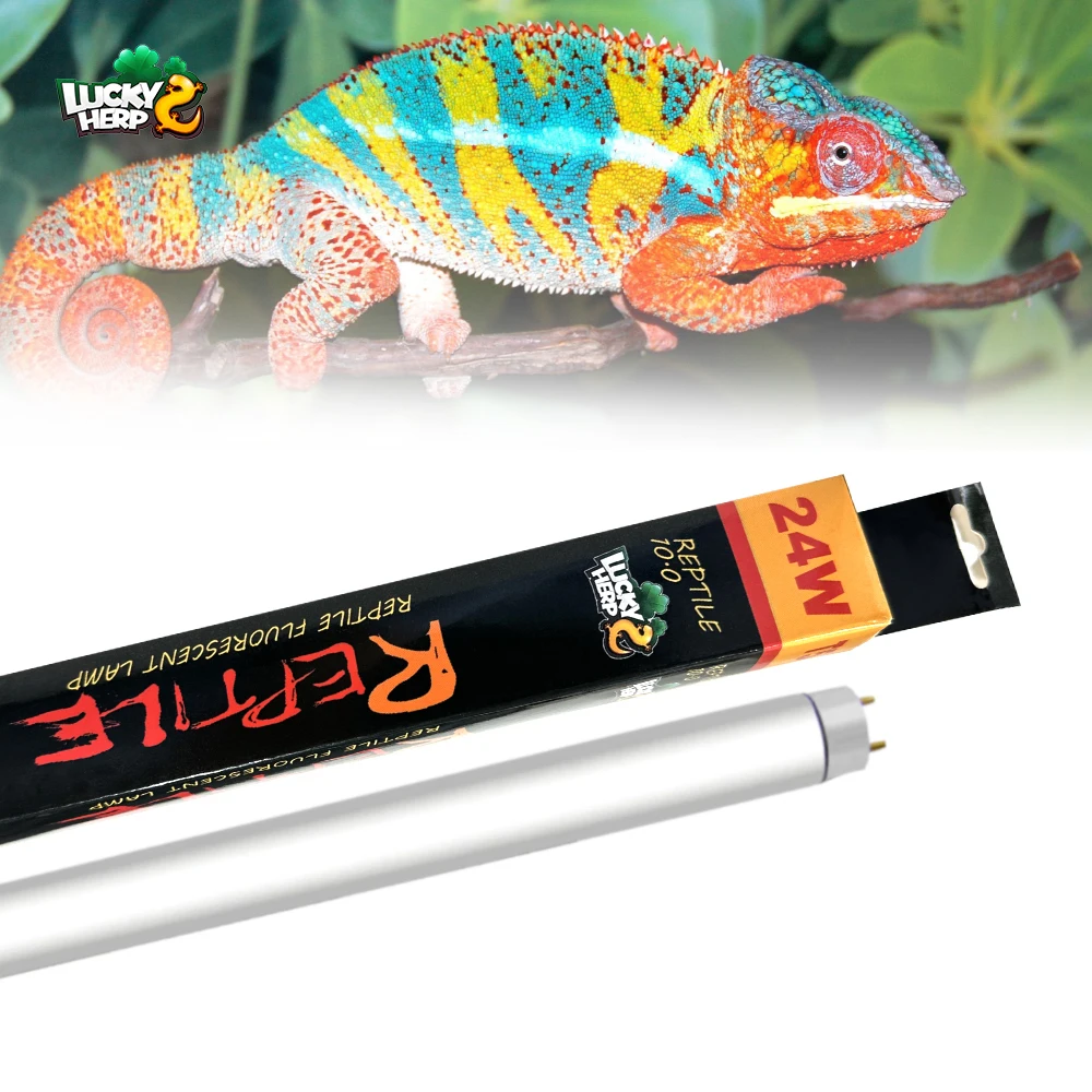 High performance T8 25W 30W 36W 5.0 10.0 rainforest frog lizard dragon chameleon desert UVB UVA bask lamp reptile light tube