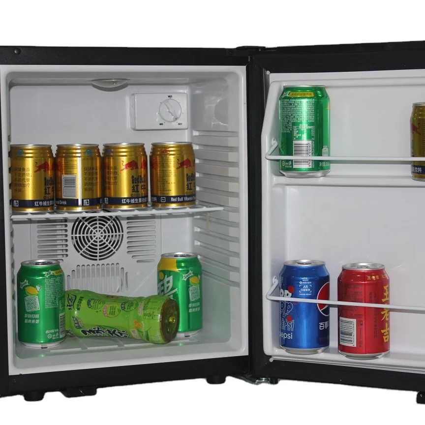 30Liters Minibar frigde with Thermoelectric cooling and  black color and  solid door for hotel room