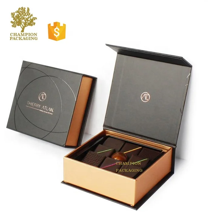 China Producer Luxury Christmas Chocolate Gift packaging boxes for chocolate truffles