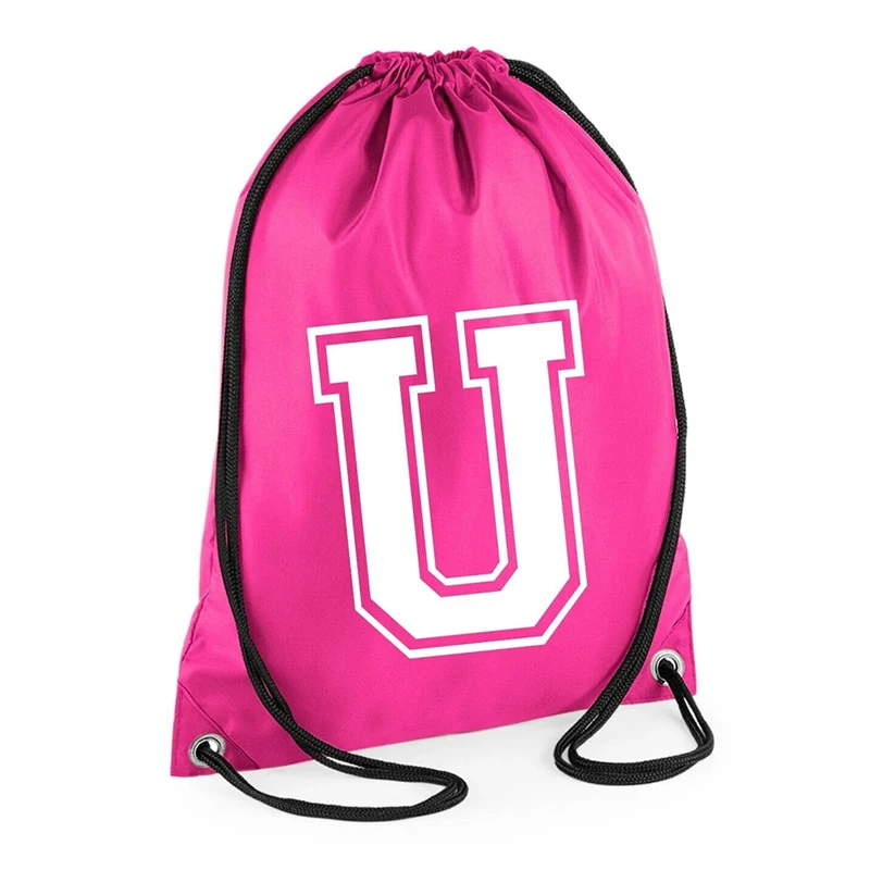 Custom Printing  420D Oxford Nylon Polyester Sublimation Printing Casual Sports DrawString Backpack Outside