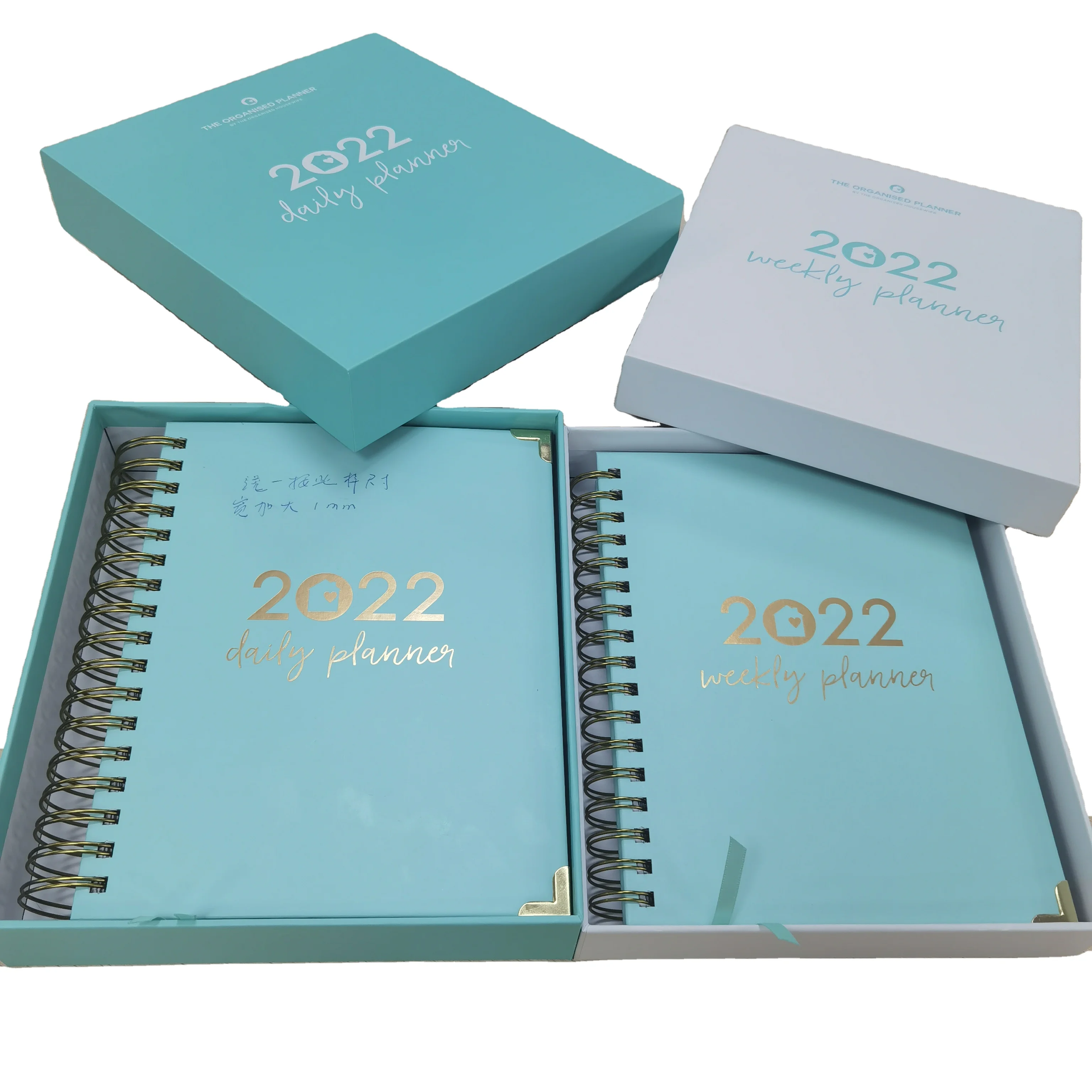 New Technology A4 Size Hardcover Book with Coil Design Eye Protection Cheap Offset Printing Customizable Cardboard Cover Box