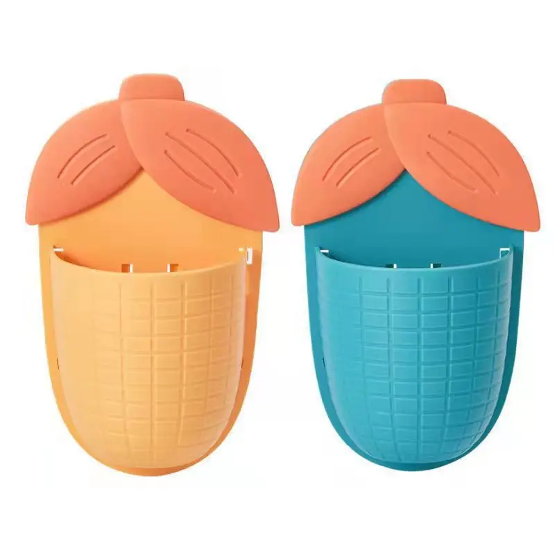 Corn Storage Cup Bathroom Toothpaste Holder Without Punching Cup Washing Bathroom Cartoon Storage