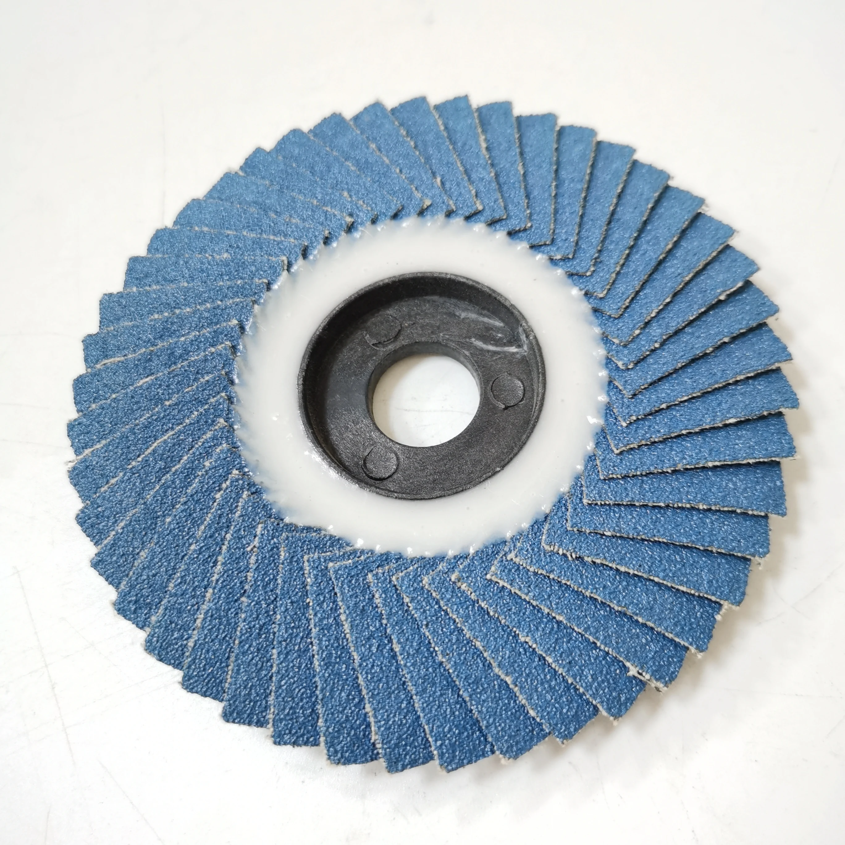 abrasive tools korea flexible flap disc zirconia sanding semi flap disc stainless steel 100mm machine