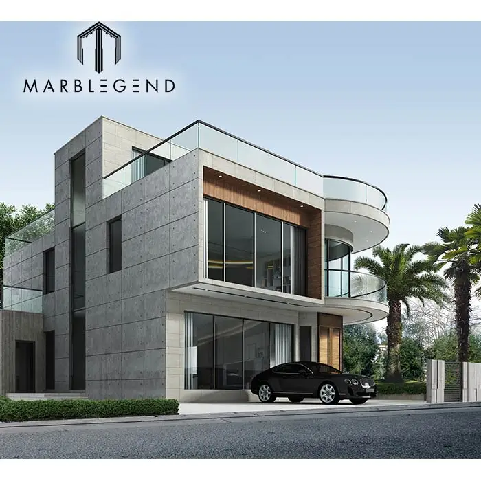 Architecture Villa House Home Hotel Marble Tile Modern Style exterior wall designs