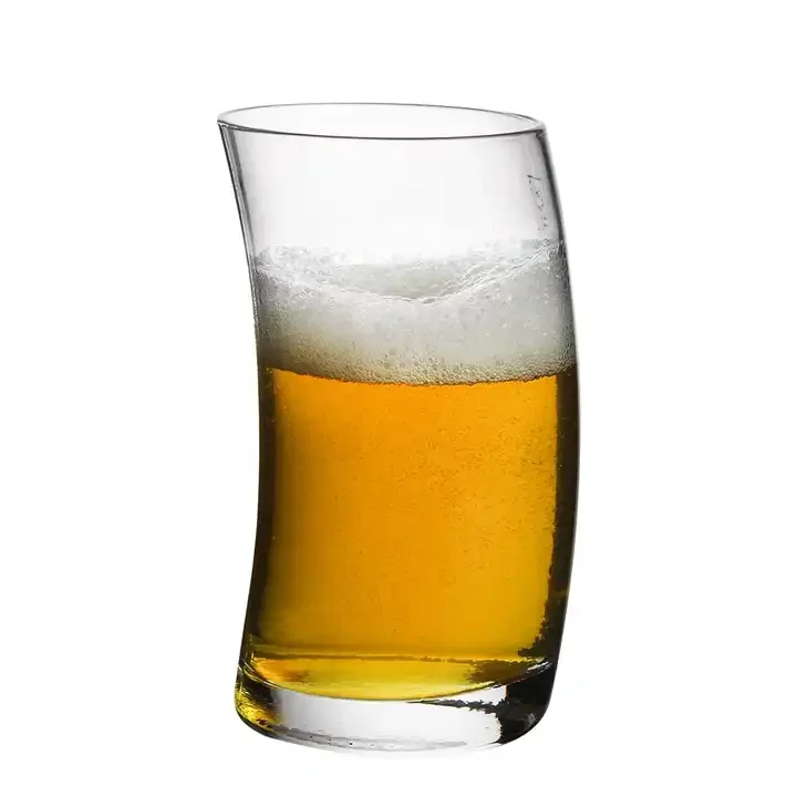 2019 Hot Sale Beer Cup Glass 600ml Horn Beer Glass
