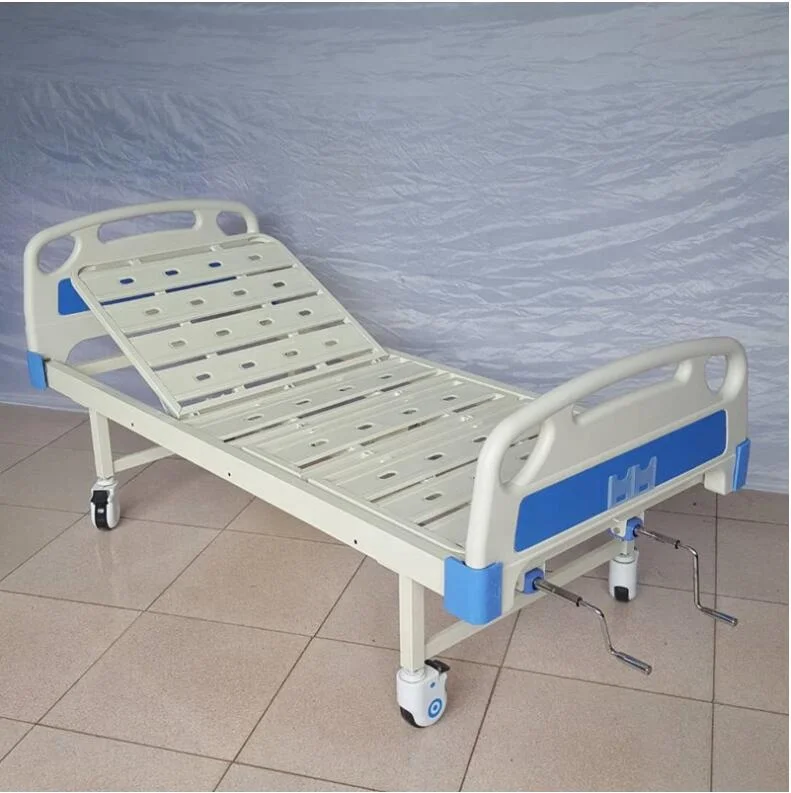 
Cheap price metal simple used manual nursing hospital sick bed for sale 