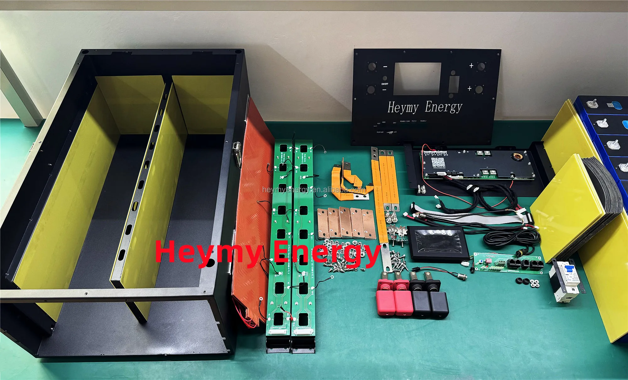 DIY 16S 280Ah 300Ah 320Ah 48V Lifepo4 Battery Box Europe Stock DIY 48V Battery Box Kit with JK PB2A16S20P inverter BMS Case