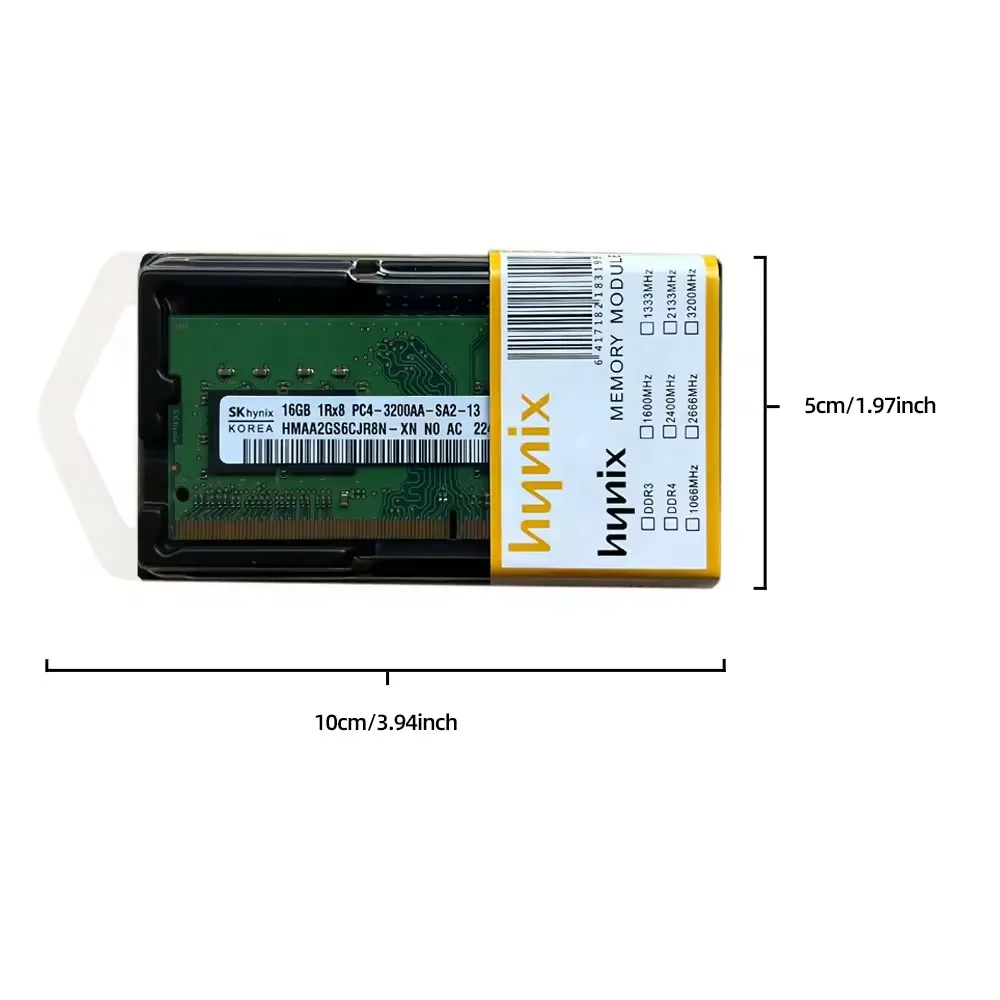 SK Hynix 16GB DDR4 Server Memory RAM HMA82GR7DJR8N-WMTG for RDIMM 2933MHZ RECC HMA82GR7DJR8N-WMTG