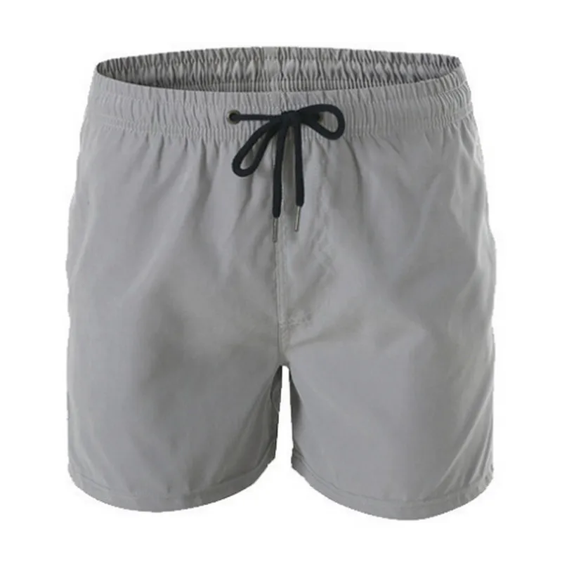 Summer Custom Long Drawstring Mens Beach Shorts Running Nylon Shorts100% Polyester Swim Trunks Mesh Swim Shorts For Men