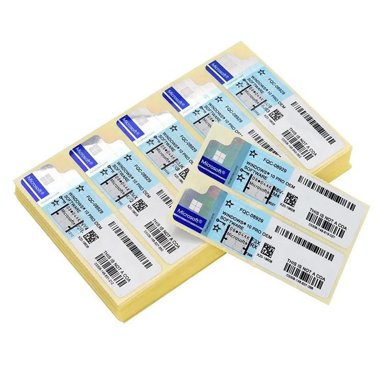 Win 10 профессиональный ключ 64 бит/32 бит Лицензия Pro Oem наклейка онлайн Активация 6 месяцев Гарантия Бесплатная доставка