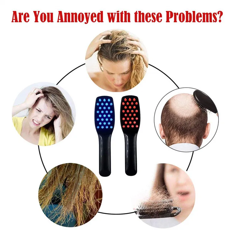 
Deep Cleaning head Skin Care Hair Electric Vibration Head Massage Laser Comb 