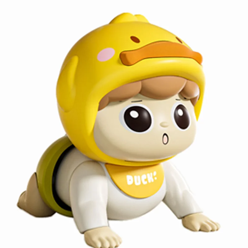 Electric baby learning crawl dolls early education toddle puzzle crawling doll