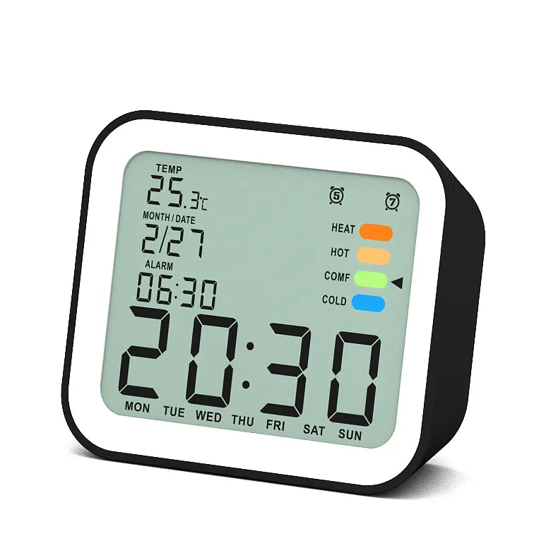 Nightstand Clocks for Bedrooms Digital Clocks Sleep Trainer Kids China Led Battery Operated Calendar Clock Wholesale
