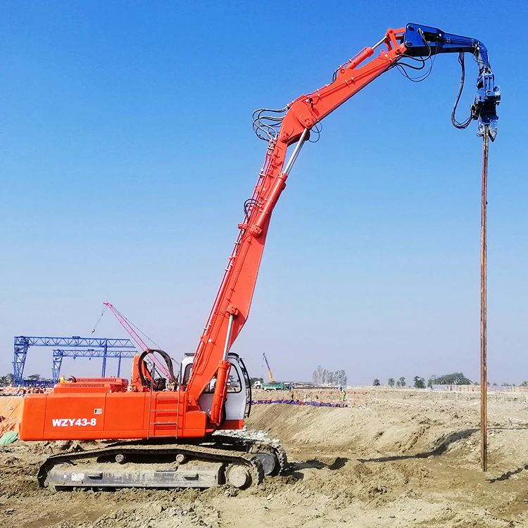 China real price steel grabbing machine CNMH43 43 ton crawler material handler excavator