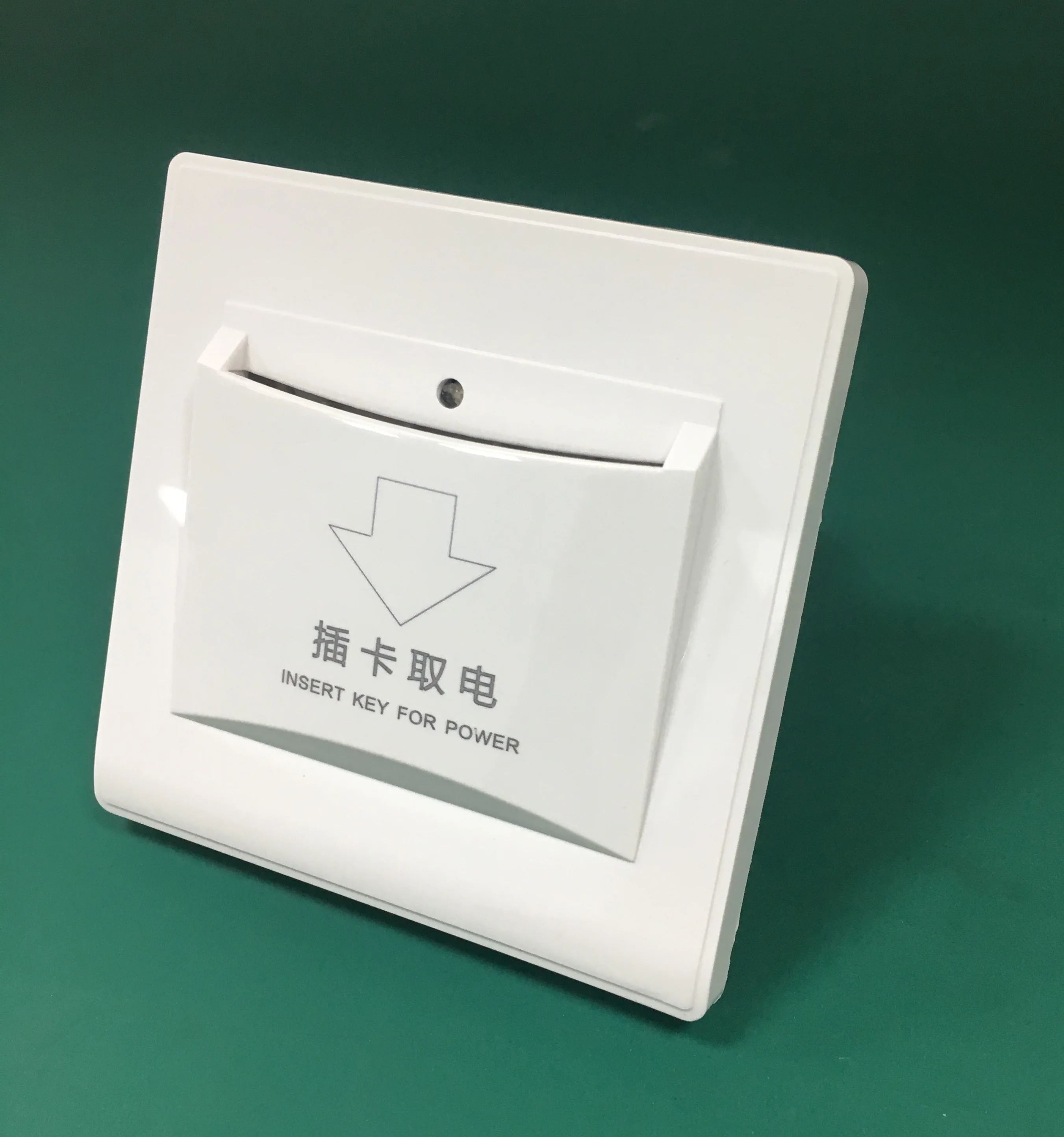 Energy Saving Power Switch 40A Any card Switch,220V plastic White hotel power any card switch
