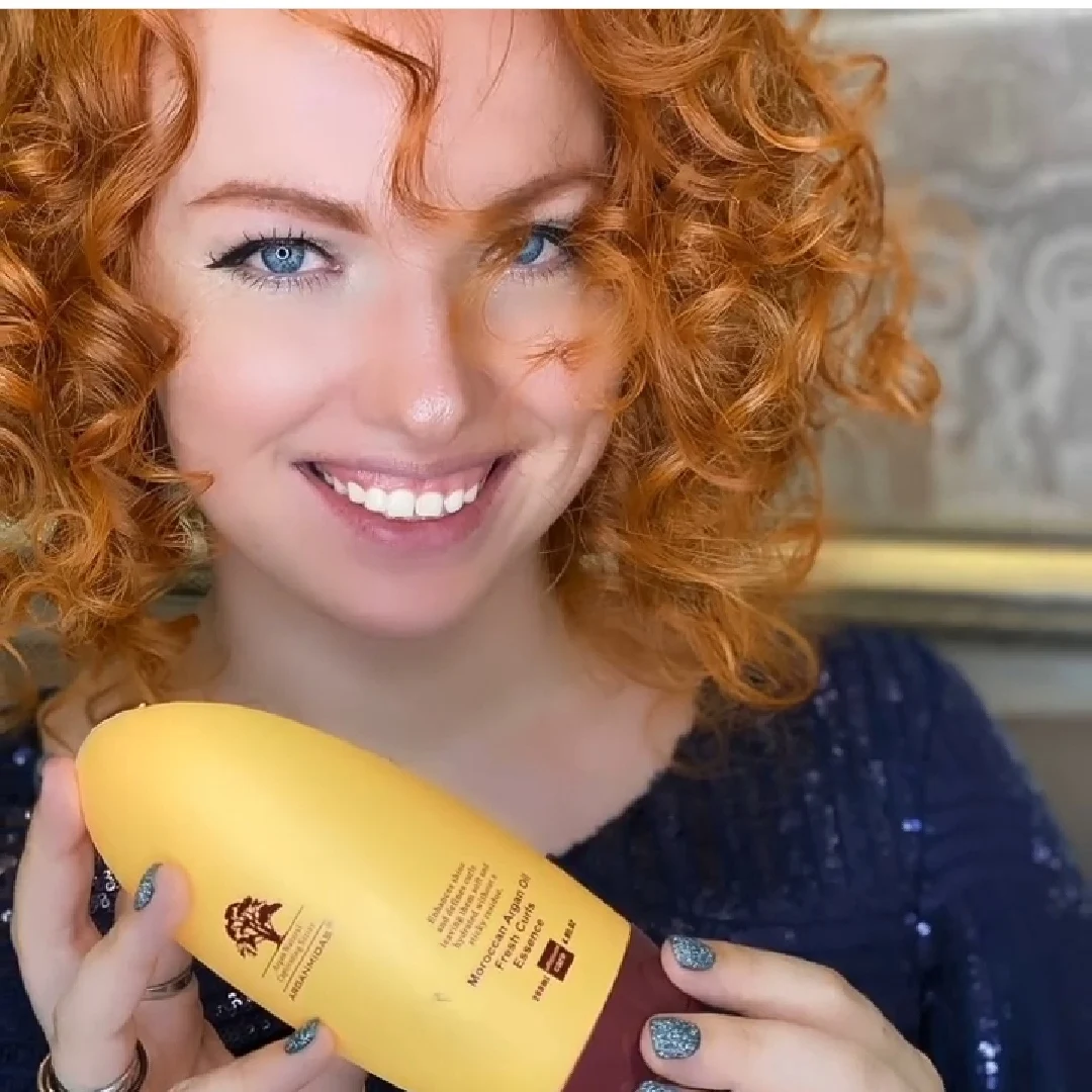 Argan Oil Bouncy Curl Enhancing Cream Natural Hair Organic Private Label Leave in Conditioner Curly Defining Curling Cream