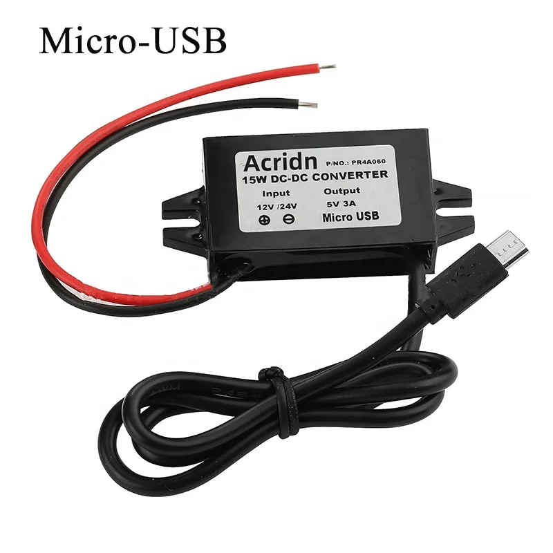 24V 12V к 5V USB модуль питания DC понижающий преобразователь