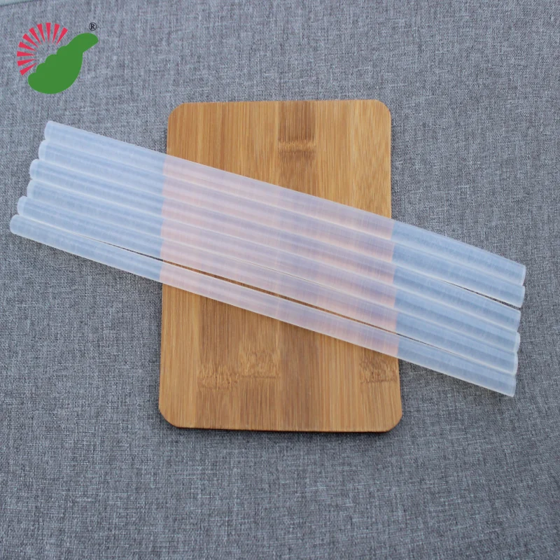 Factory good quality Transparent 7mm/11mm Silicone Hot Melt Glue Sticks for Electric Glue Gun Transparent  Silicone Bar