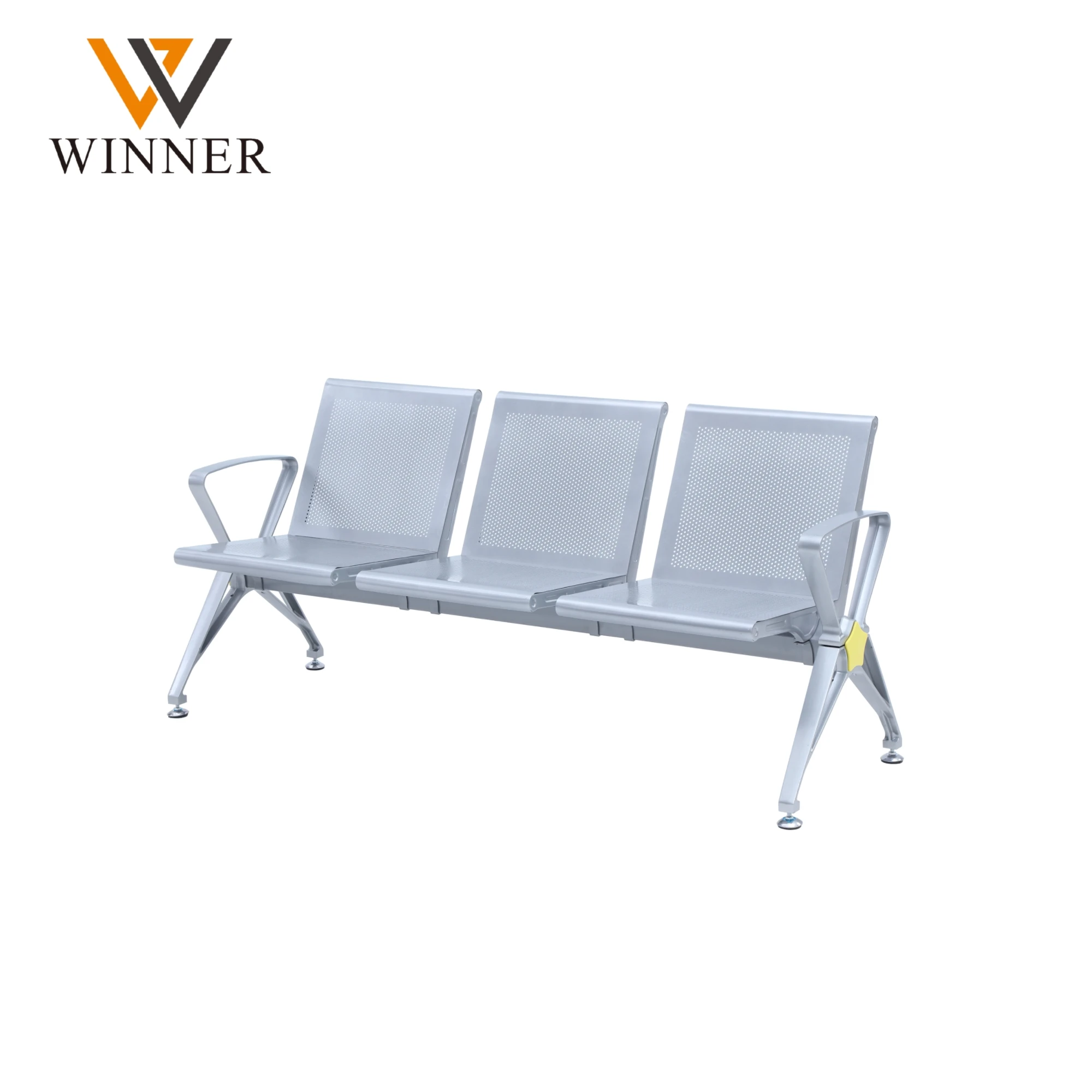 Durable Stainless Steel Airport Waiting Chairs High-Grade Clinic Bench Seating Waiting Chair for Hospitals