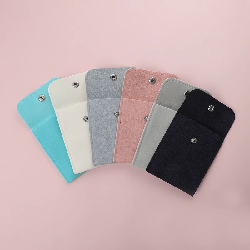 WEIMEI Eco Custom Logo Velvet Suede Microfiber for With Jewellery Insert Packaging Earring Gift Bag Jewelry Pouch