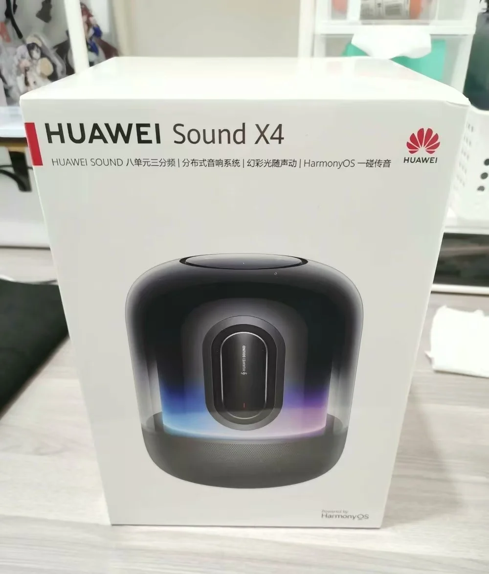 2024 оригинальный HUA WEI Sound X4 BT 5 0 Hi-Fi Система домашнего кинотеатра портативный умный AI верхний динамик 50 Вт бас-черный