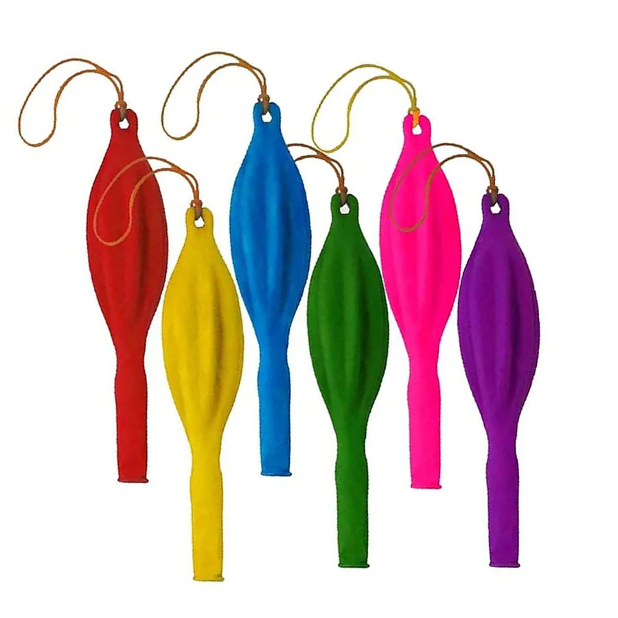 18inch Neon Punching Balloons With Rubber Band Handles Globos Punch Balls For Kid Gifts, Daily Games, Christmas latex balloons