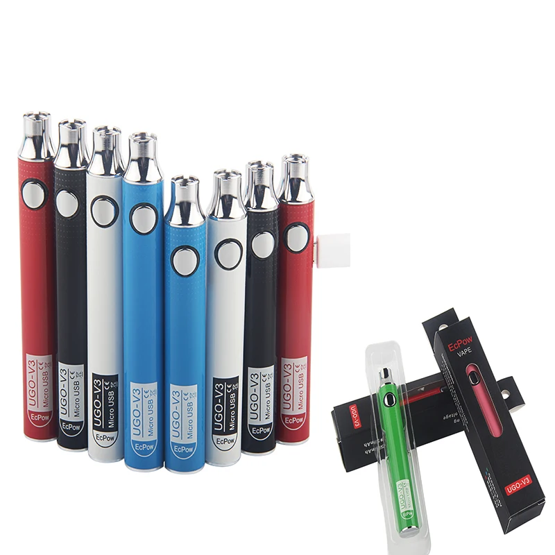 
Custom Packaging 510 Thread Vaping Battery CBD Cartridges E Cig Vape Pen Rechargeable Batteries In Stock 