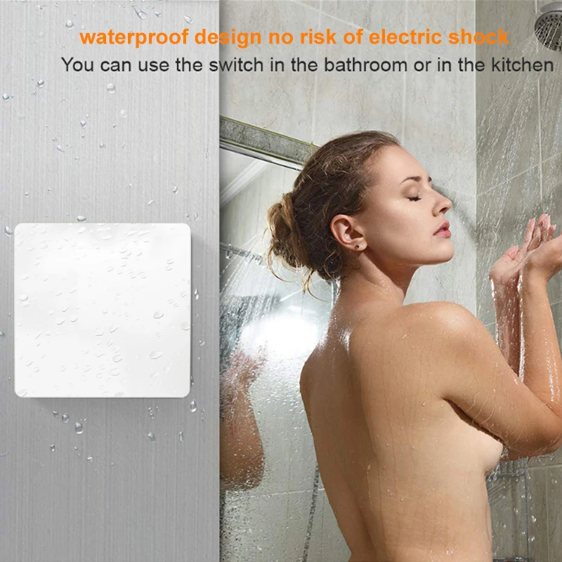 Triac wireless dimmer switch 200-240V UK EU light self powered push button remote adjust brightness Tuya dimmer switch