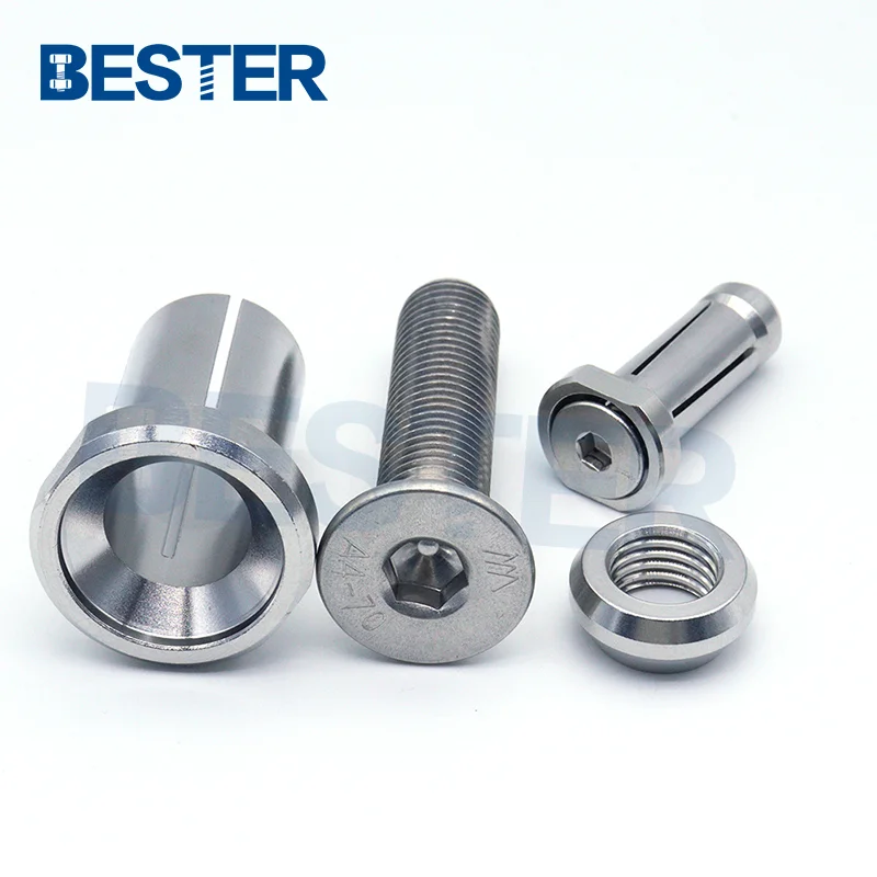China supplier Stainless Steel 304 316 hex countersunk head type A Tpye B Sleeve Expansion Anchor Through hollow Bolt