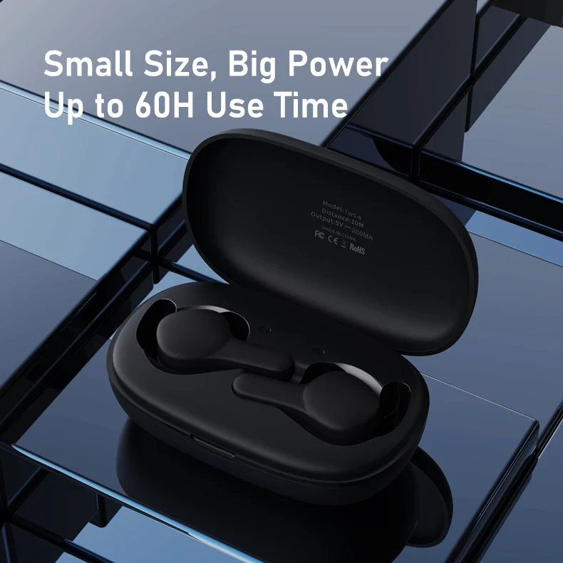  Спортивные наушники Remax Join Us TWS-6 10h для воспроизведения музыки стерео Bluetooth 5 0 настоящие Беспроводные