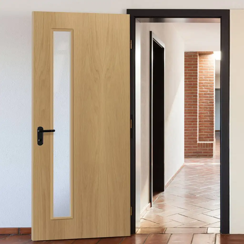 China Wholesale High Quality Prima Wooden Door Entry Garage Door Interior Door for Home