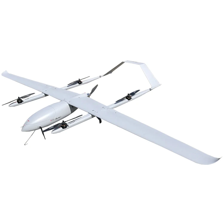 
Long Endurance Flying UAV drone Fixed Wing Using Full Composite Carbonfiber VTOL radio control Drones aircraft 