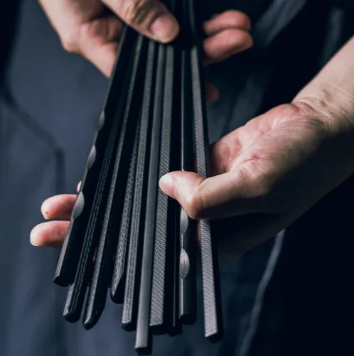 Stock Colorful Logo Custom Engraved Pet Black Sushi Cute Custom Embossed Customizable Japan Custom Japanese PPS Chopsticks