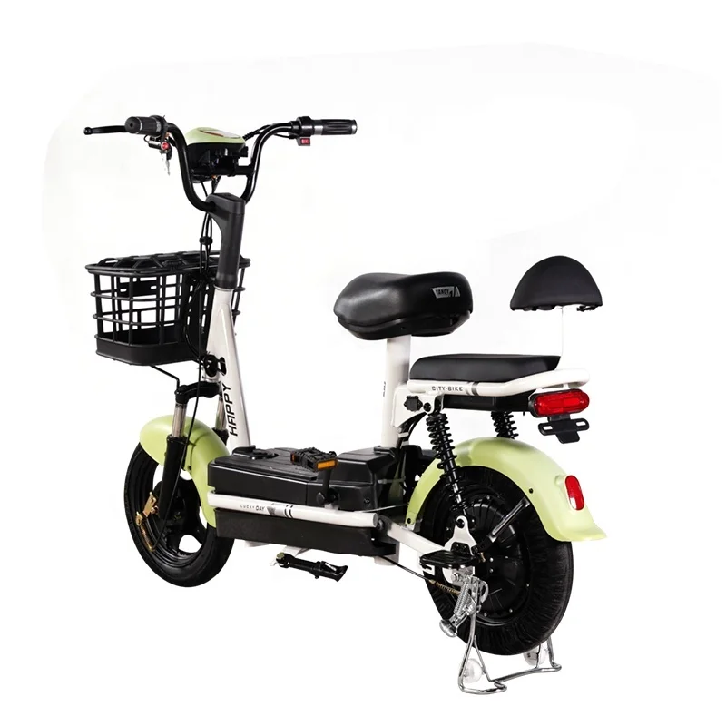 Hot Selling 48v 350w 12ah Large Capacity Lead Acid Battery Waterproof 14inch Electric City Bike