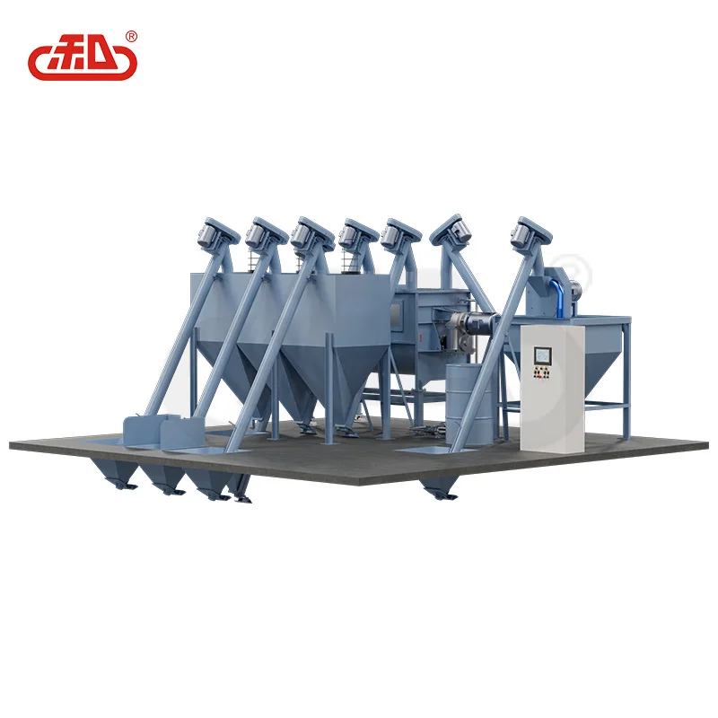 Poultry farms automatic feed plant 5 ton per hour chicken feed crushing and mixing machine