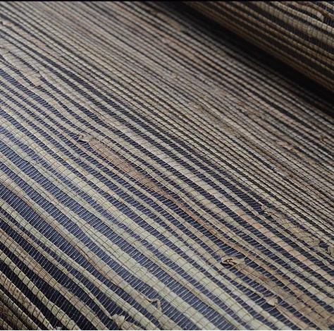 Free Sample Multi Color Vintage Grasscloth Wallpaper Roll home decor bedroom wallpaper