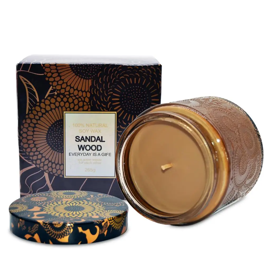 Ароматические свечи из соевого воска, Роскошные Ароматические свечи в стеклянной банке