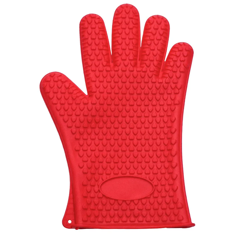 Heat Resistant Silicone Cooking Glove Oven Mitt For Grilling BBQ Kitchen Safe Handling Of Pots And Pans