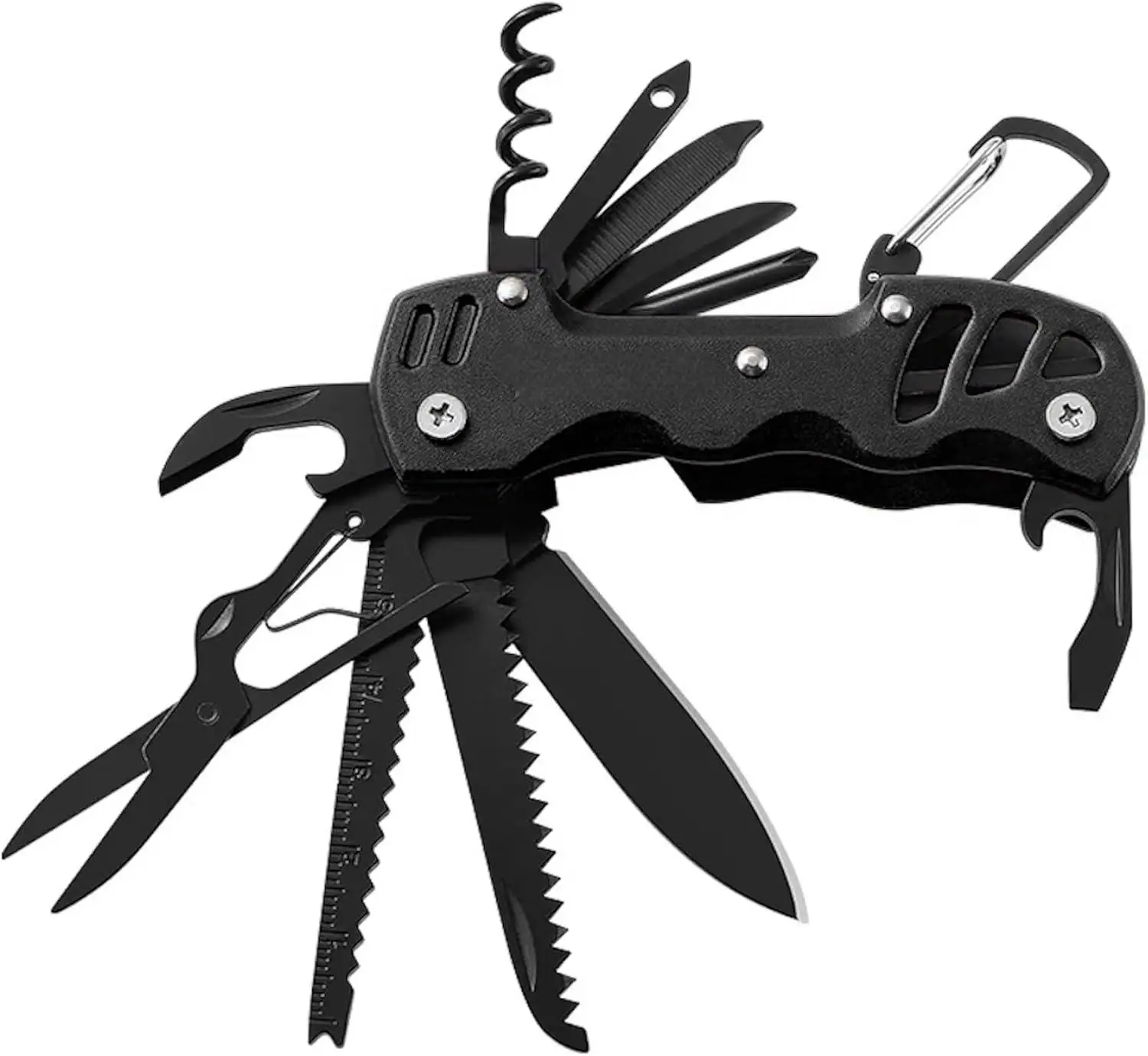 Peaktop   15 in 1 Pocket Tool Multitool ,Multifunctional Pocket Knife