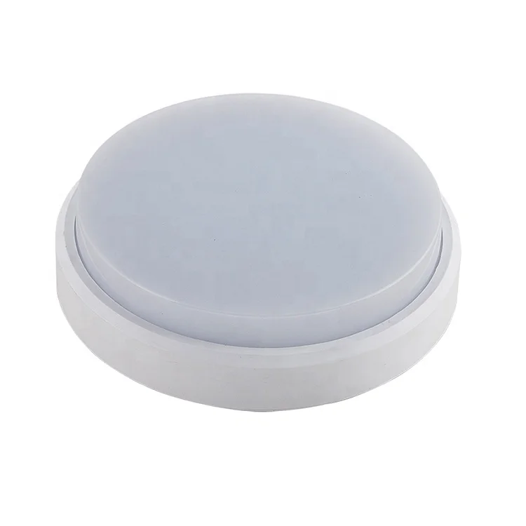 Водонепроницаемая пластиковая перегородка IP65, современная простая наружная круглая/овальная Светодиодная потолочная лампа для двора, коридора, ворот