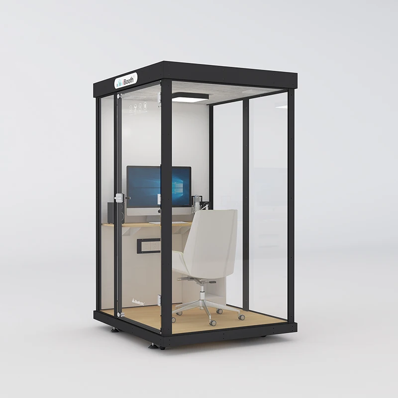 Акустическая Бесшумная Звукоизоляционная офисная телефонная будка для помещений большого размера Звукоизоляционная студийная будка для офиса