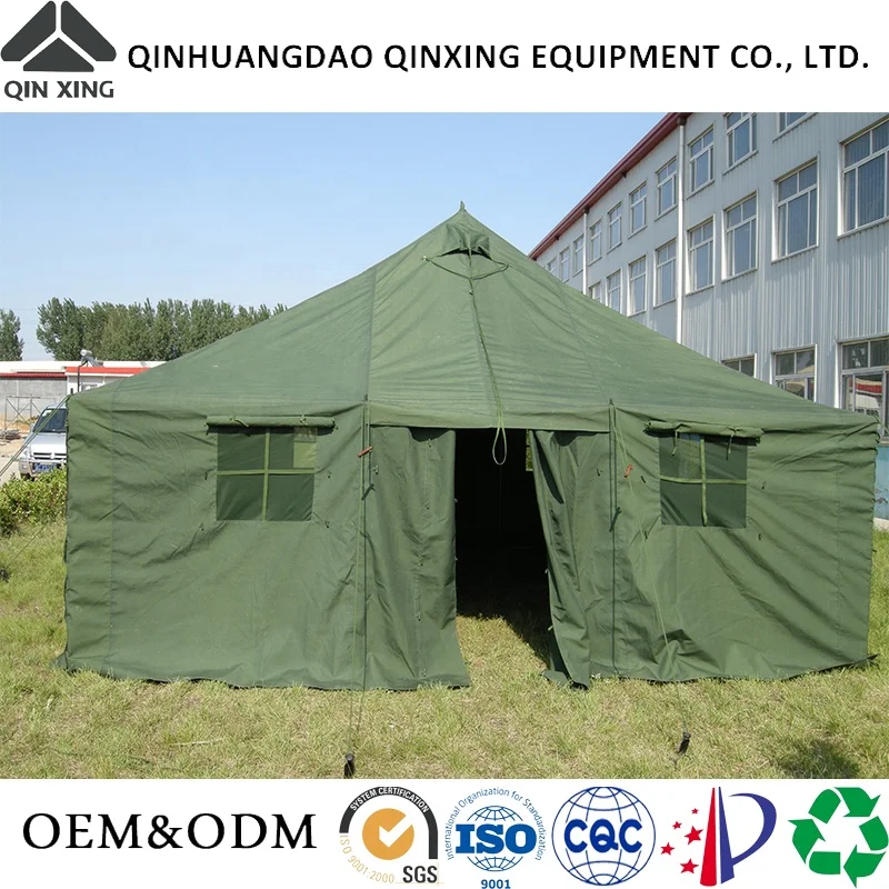 QinXing 10peoplewindproof tear-resistant large space waterproof camping outdoor tent canvas camping tent canvas winter tent