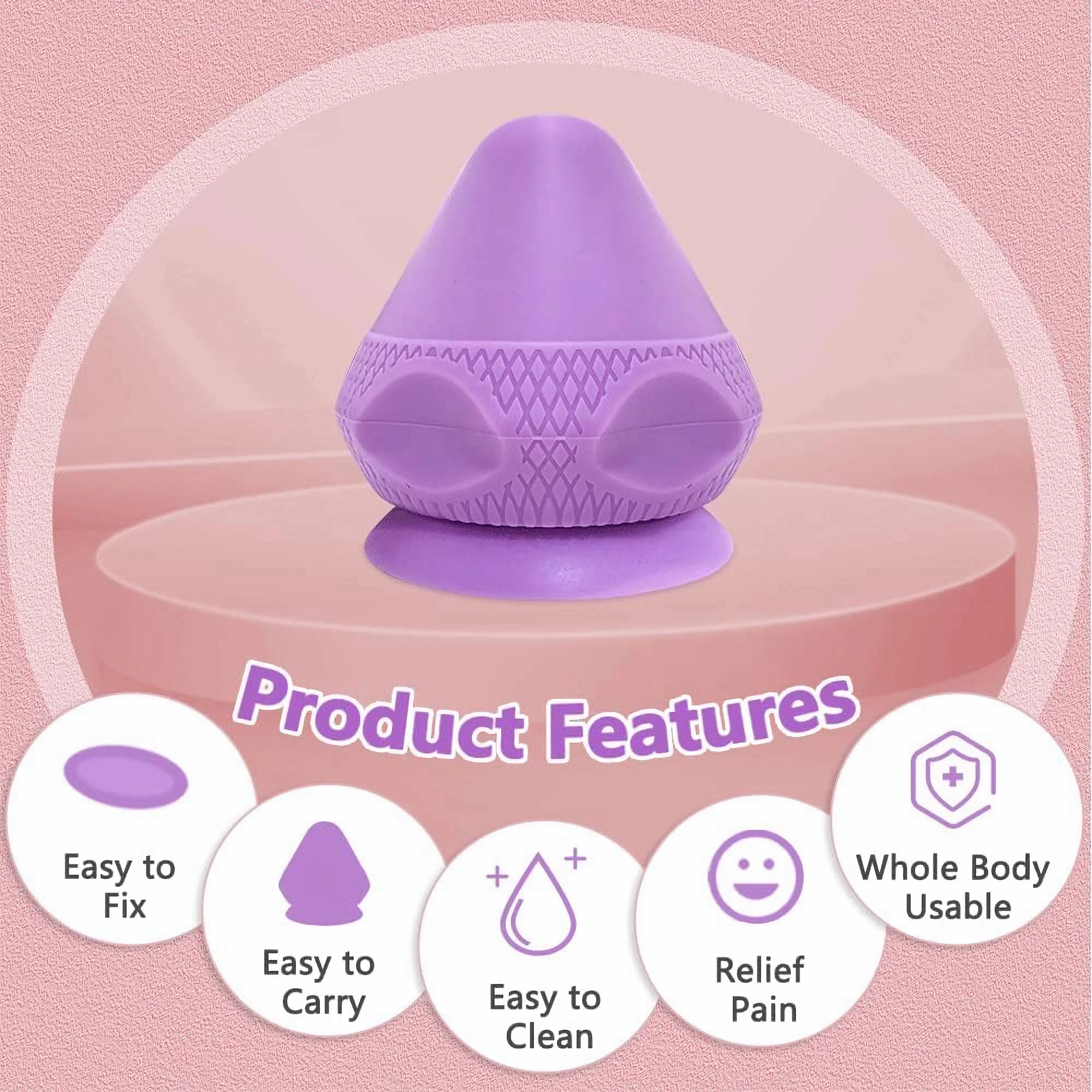 New Design Body Health Muscle Massager Hot Selling Muscle Rollers stick on the wall With Nail-free glue