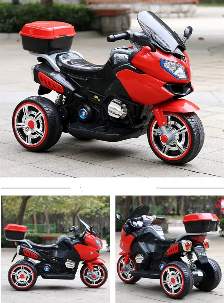 Wholesale Unisex Baby Electric Motorcycle Toy New Design Cheap Plastic Tractor 6V Battery Powered Motorbike Kids 2-12 Years Old