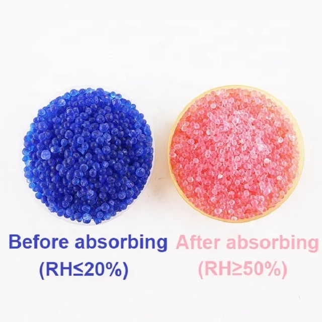 High Quality China suppliers Blue silica gel indicating desiccant in Bulk Silica Gel