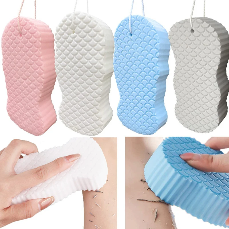 Body Shower Scrubber Exfoliation Zero Waste Loofah Sisal Linen Exfoliating Brush Back Eco-Friendly Eva Hemp Towel Bath Sponge