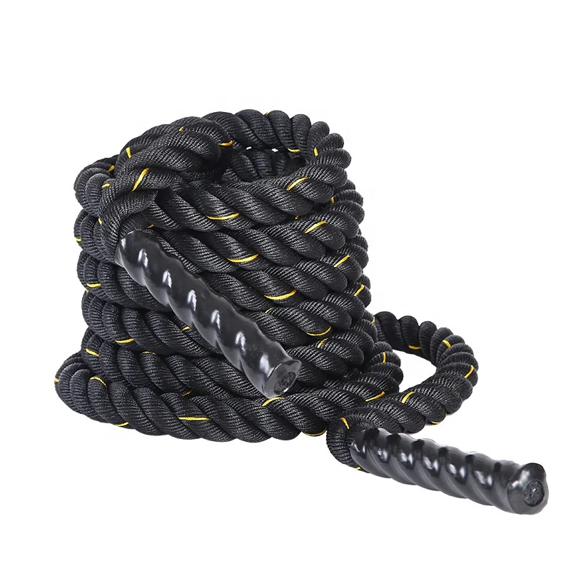 High Quality Exercise Jump Fitness fitness Climbing Training Undula 15m 38mm Heavy Battle Rope For Power Training