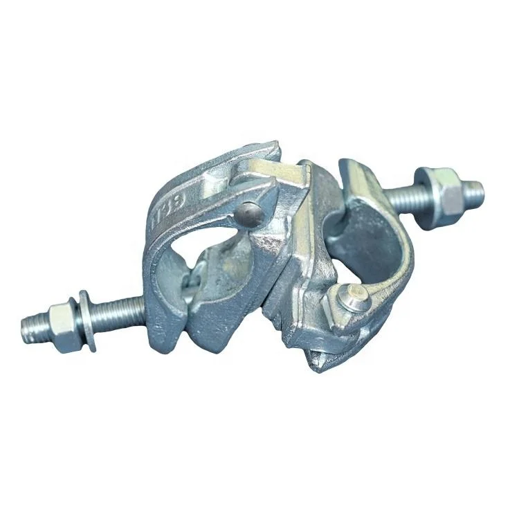 Highly Recommended Hot sale galvanized pressed drop forged scaffolding clamp double swivel coupler