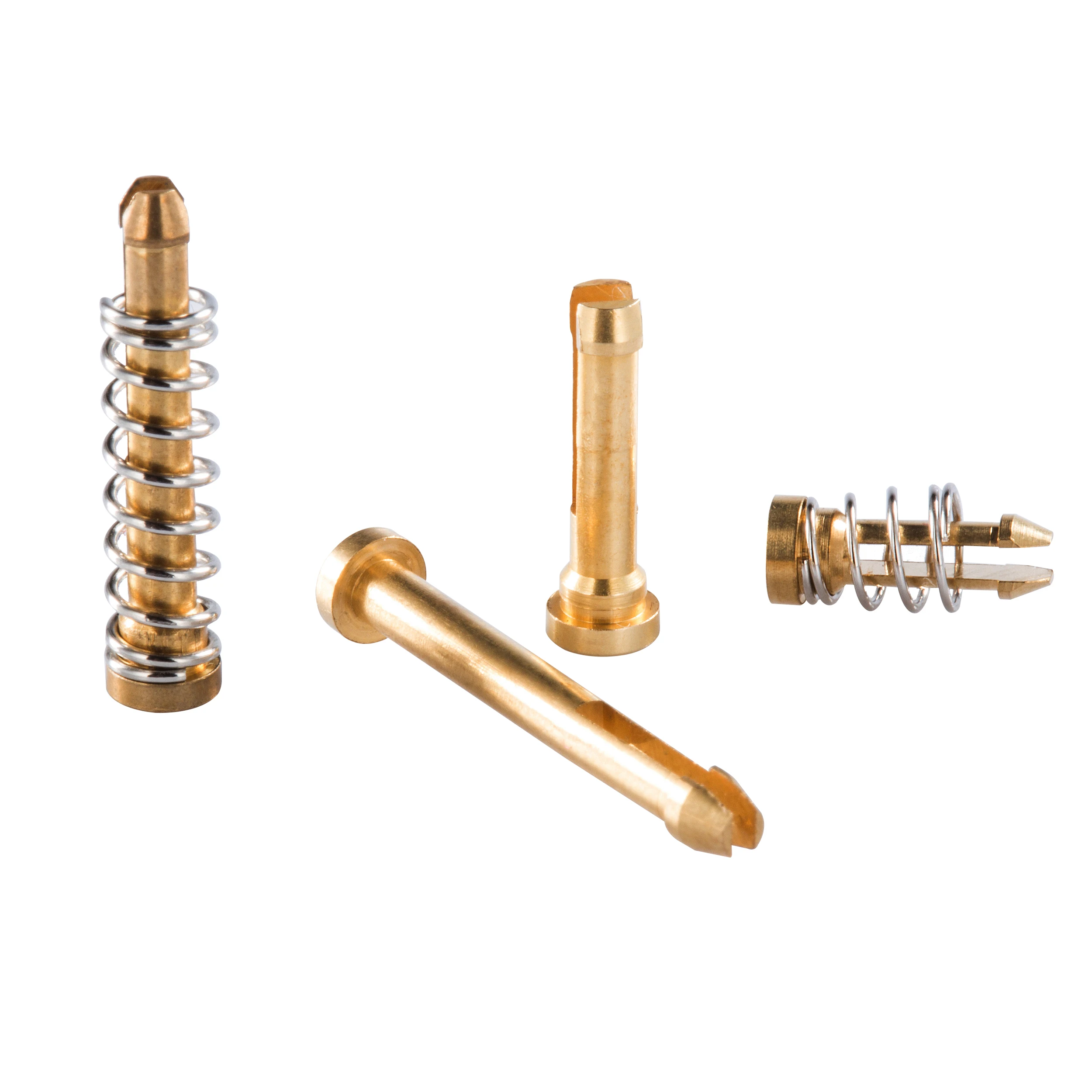 ground brass screw spring loaded for heatsink